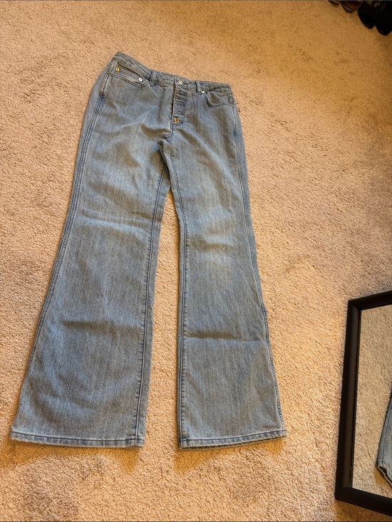Michael Kors Denim - High-Rise Light Blue Flared Women’s Jeans